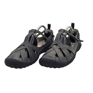 JBU By Jambu Shoes Womens Size 11 Gray Cynthia Vegan Memory Foam Comfort Sandals